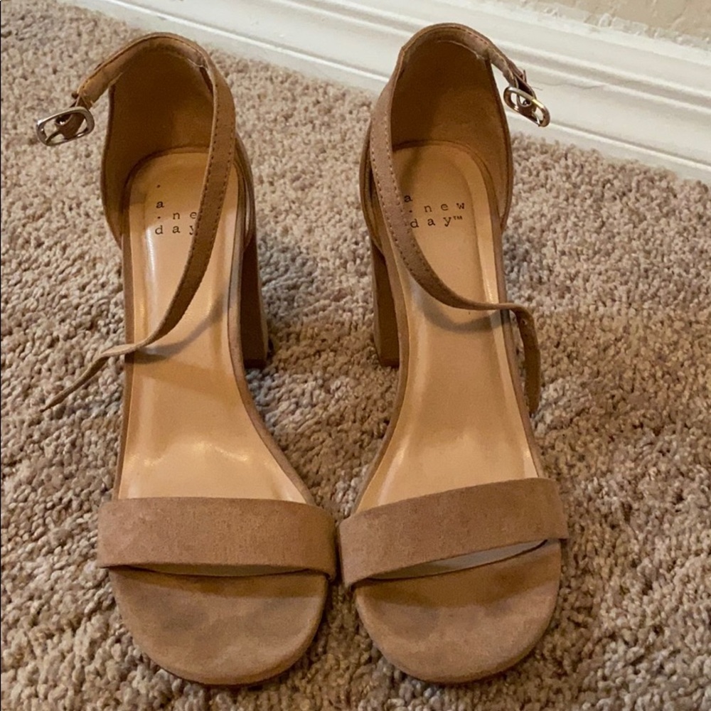 Target pink suede heels